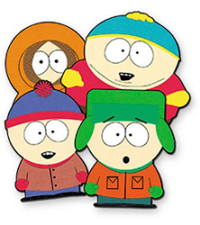 Герои South Park связанные крючком