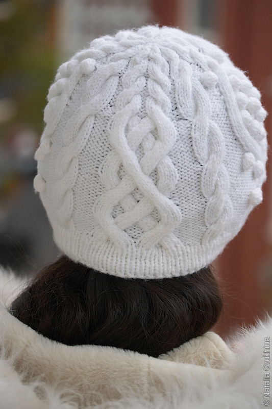 вязаные женские шапки спицами 2011