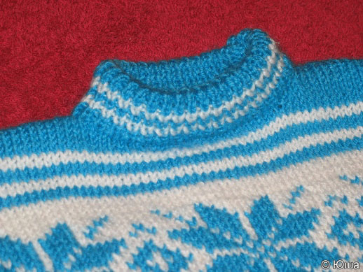 свитер с норвежским узором - Свитера