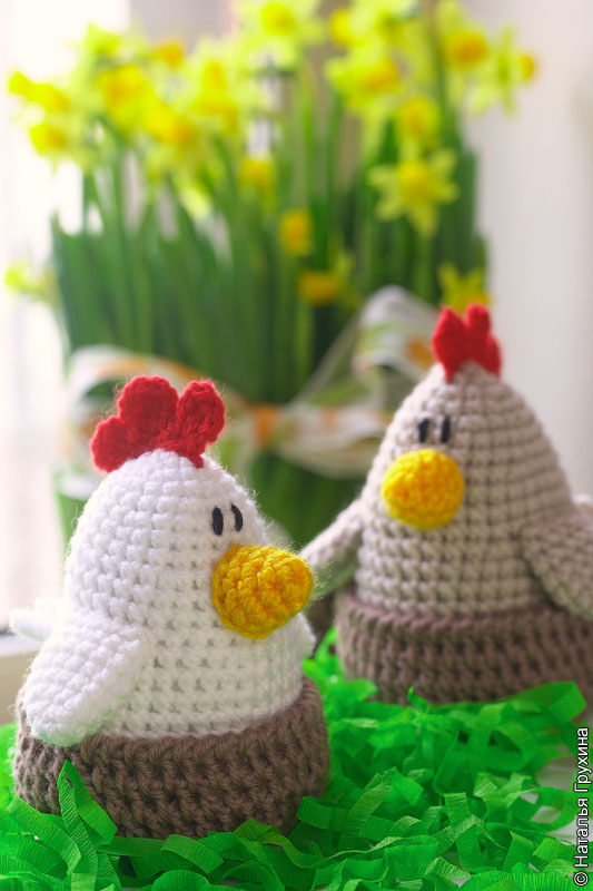 Как связать пасхальное яйцо крючком (Crochet easter egg)