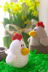 crochet easter chicken